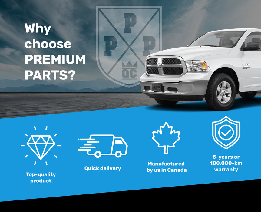 190424 Arbre d'essieu pour Ram 1500 - Kit de remplacement de l'arbre intérieur intermédiaire du différentiel avant droit - Ram 1500 2012 à 2018 et Ram 1500 Classic 2019 à 2023