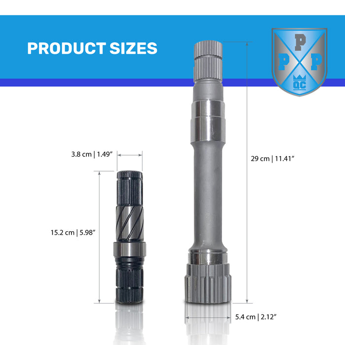 190424RL Axle Shaft for Ram 1500-Right and Left Front Differential Intermediate Inner Shaft Replacement Kit-for Ram 1500 2012 to 2018 and Ram 1500 Classic 2019 to 2023