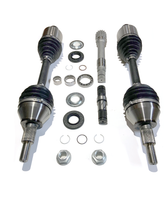 Load image into Gallery viewer, 42-190424RL DT Right and Left Front Differential Intermediate Inner Shafts Replacement Kit-for 2019 to 2023  Ram 1500DT New body style with 2 CV Axles with Neoprene Boots.