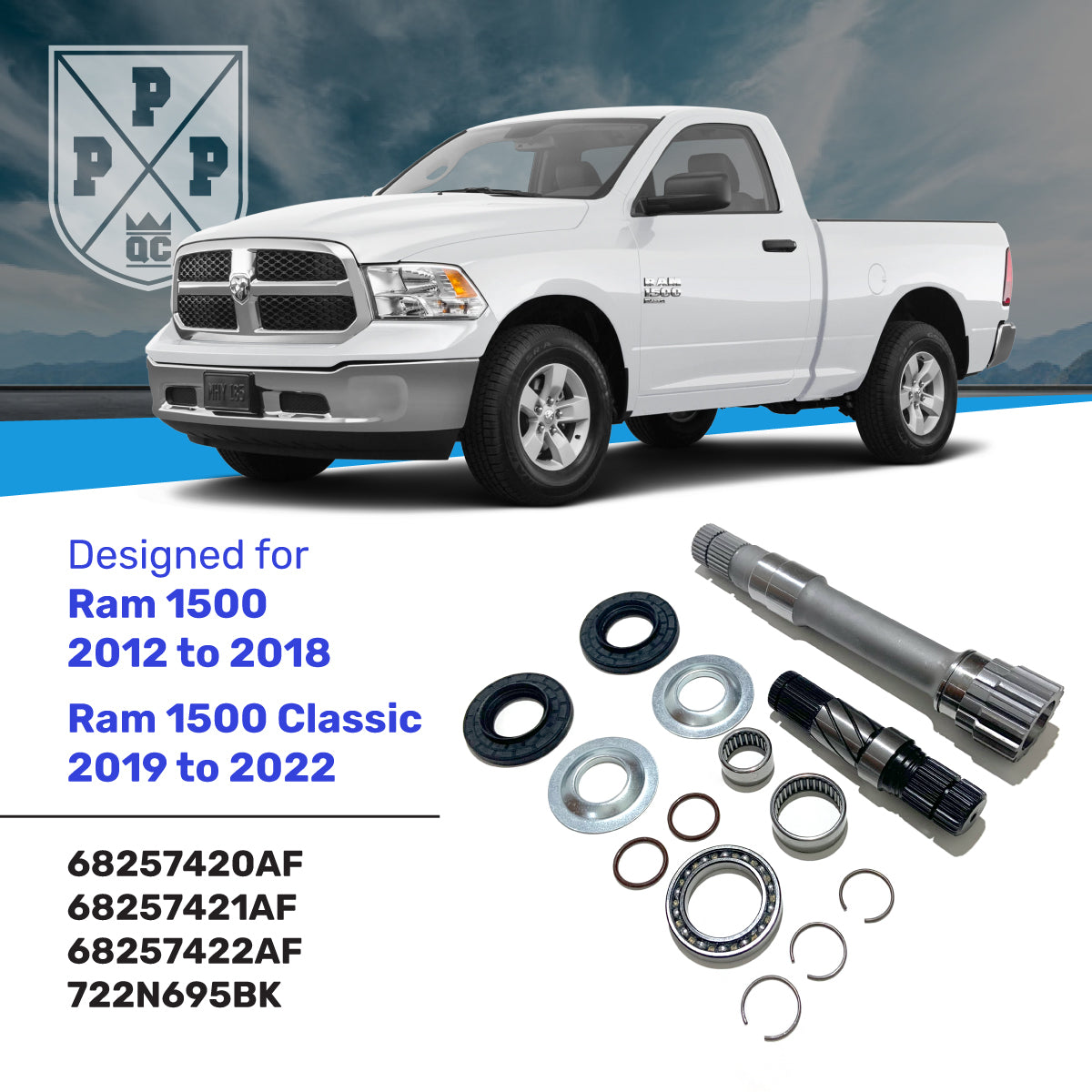 2012 dodge ram 1500 deals 4x4 front wheel bearing